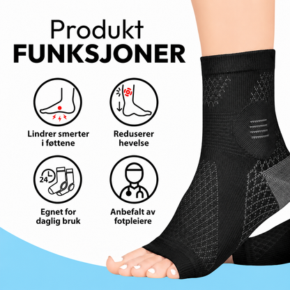 CalmySocks - Effektiv støtte mot fotsmerter